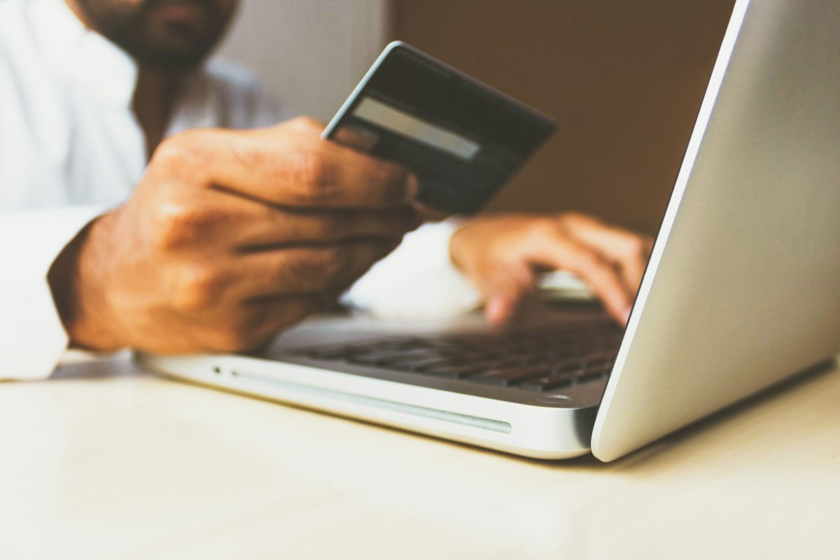 E-commerce website design with online shopping experience